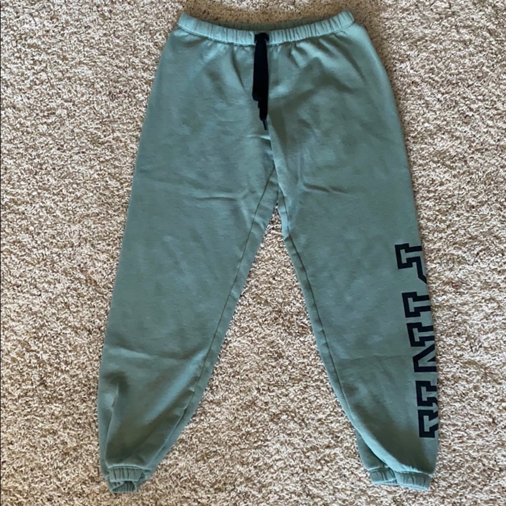 Green Pink Joggers